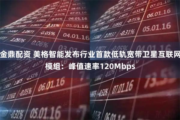 金鼎配资 美格智能发布行业首款低轨宽带卫星互联网模组：峰值速率120Mbps