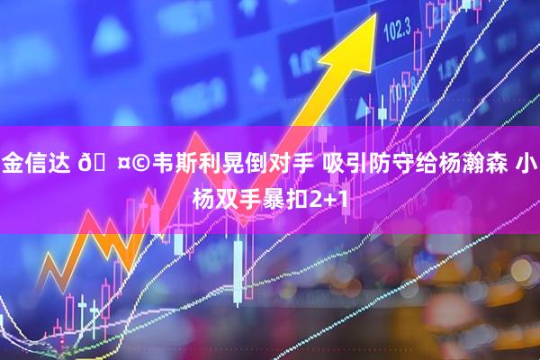 金信达 🤩韦斯利晃倒对手 吸引防守给杨瀚森 小杨双手暴扣2+1