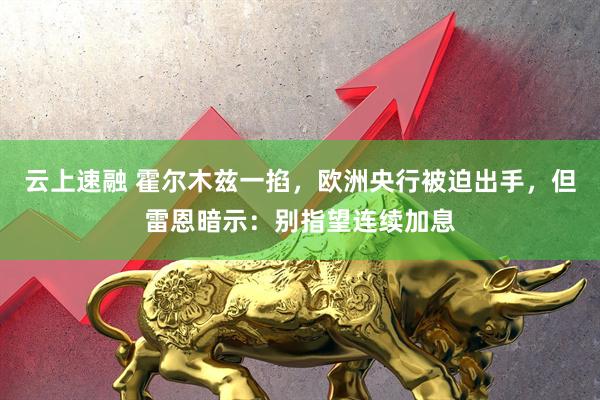 云上速融 霍尔木兹一掐，欧洲央行被迫出手，但雷恩暗示：别指望连续加息